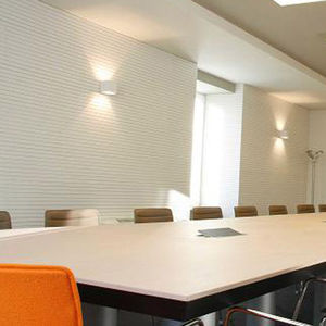 panel acústico para interiores / de madera / perforado / para el sector servicios