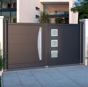 Puerta para jardín de aluminio - LES CONTEMPORAINS : PHOENIX - Roche