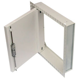 trampilla de inspección para pared / para falso techo / cuadrada / de acero inoxidable