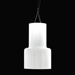 lámpara suspendida / moderna / de vidrio opalescente / LED