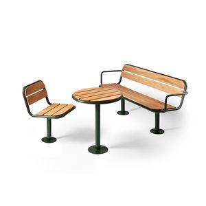 conjunto de mesa y silla contemporáneo
