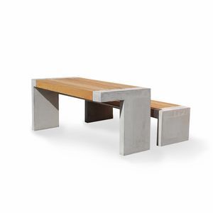 conjunto de mesa y silla contemporáneo