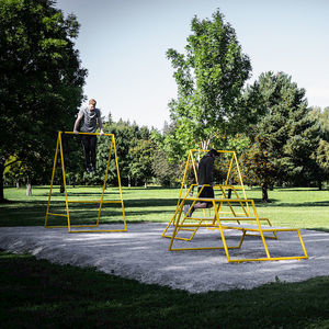 parque de fitness al aire libre para actividad deportiva