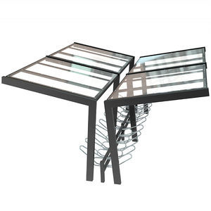 marquesina para bicicletas de acero
