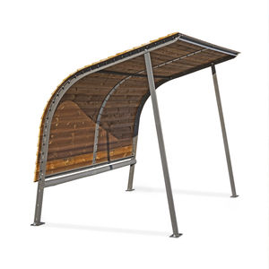 marquesina para bicicletas de acero
