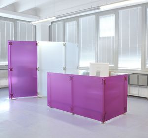 mostrador de recepción modular