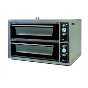 forno para pizzas profesional / eléctrico / colocación libre / doble