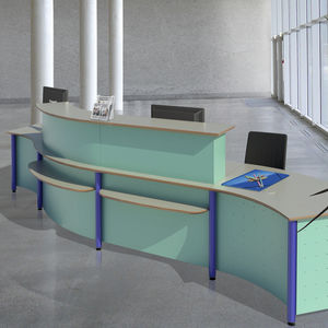 mostrador de recepción modular