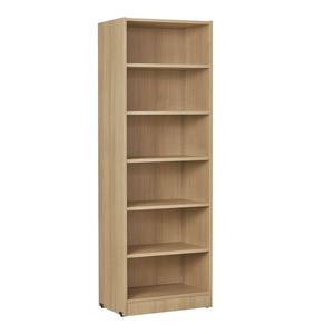 biblioteca alta / contemporánea / para el sector servicios / de madera