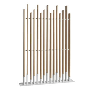 separador de espacios de madera