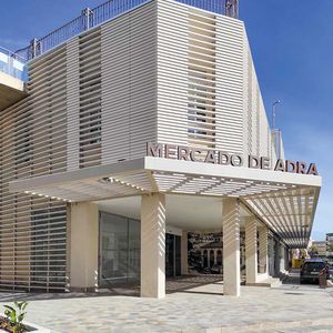 celosía con lamas de cerámica