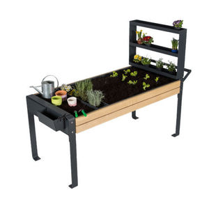 jardinera para huerto de madera