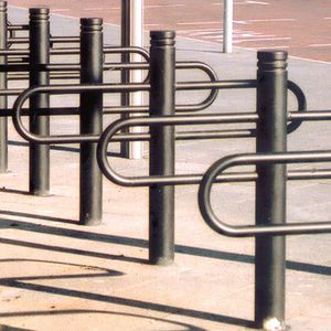 aparcabicis de aluminio / para espacio público