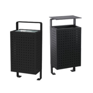 cubo de basura público