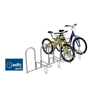 aparcabicis de acero galvanizado