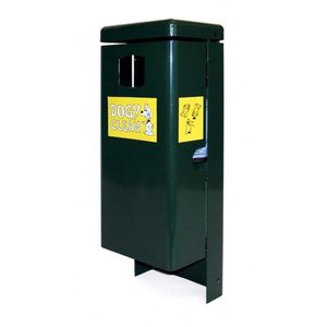 cubo de basura canino