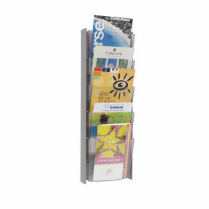 expositor de pared / para folletos / de plástico