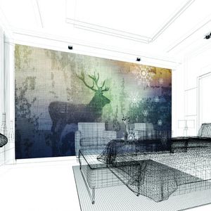papel pintado contemporáneo