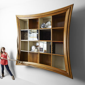 biblioteca de pared