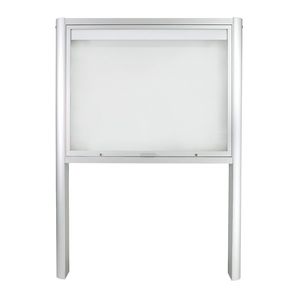 panel indicador de exterior / magnético / de vidrio / de aluminio