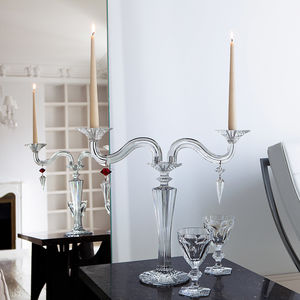 portavelas de cristal