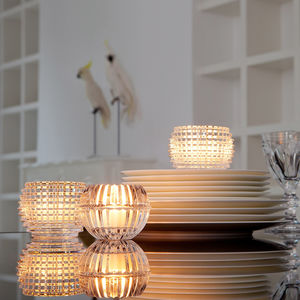 portavelas de cristal