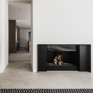 chimenea de leña