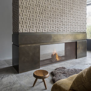 chimenea de leña
