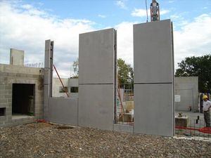 muro doble prefabricado de hormigón armado
