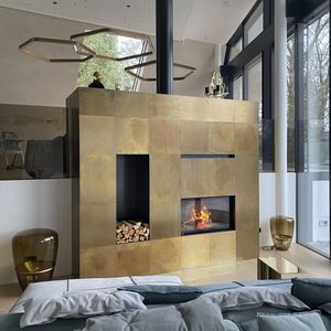 chimenea de leña