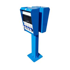 bolardo de suministro eléctrico