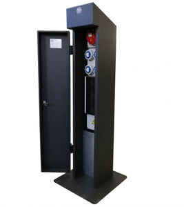 bolardo de suministro eléctrico