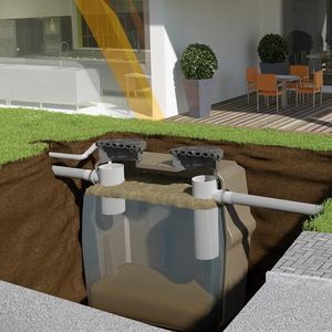 separador de grasa enterrado