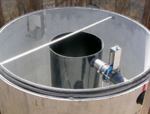 tanque para tratamiento de aguas residuales