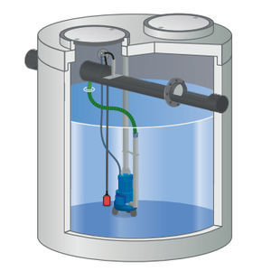 tanque para la captación de agua de lluvia
