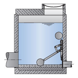 tanque para la captación de agua de lluvia