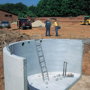 tanque para la captación de agua de lluvia