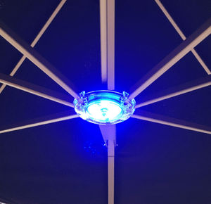 iluminación para sombrilla