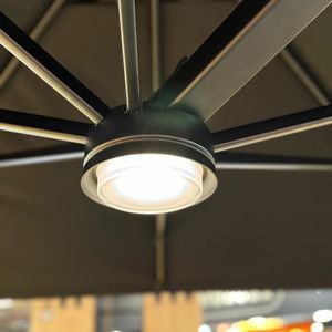 iluminación para sombrilla