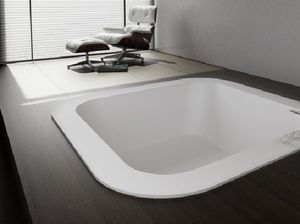 bañera cuadrada