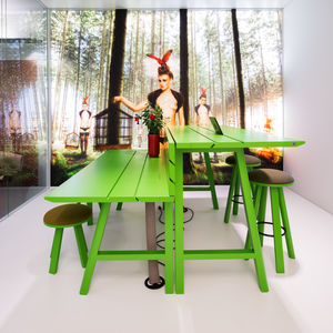 mesa de pícnic contemporánea