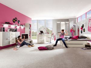 habitación para niños blanca