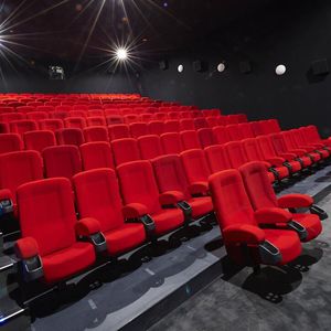 butaca de cine de tejido