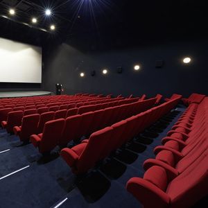 butaca de cine de tejido