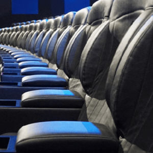 butaca de cine de espuma