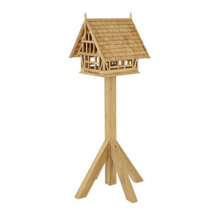 casita para pájaros de teca