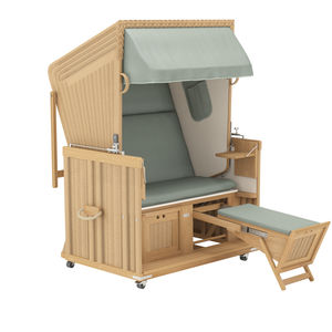 cama de jardín con dosel