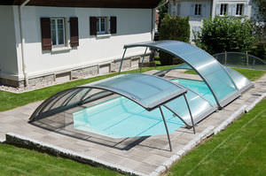 cubierta para piscina baja