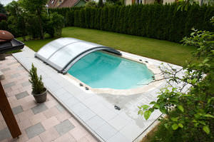 cubierta para piscina baja