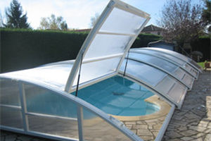 cubierta para piscina baja